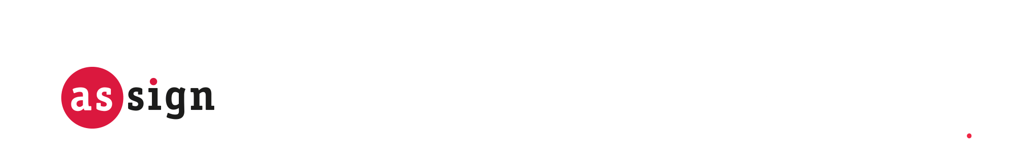 Logo AsSign englisch